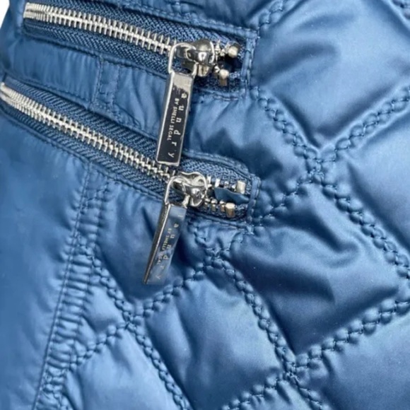 Laundry by Shelli Segal , Sapphire Blue, Quilted, Puffer Jacket: Size Small - Picture 7 of 10